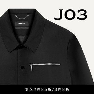 UNAWARES 拉链镶嵌翻领轻防水轻薄夹克 WARDROBE系列