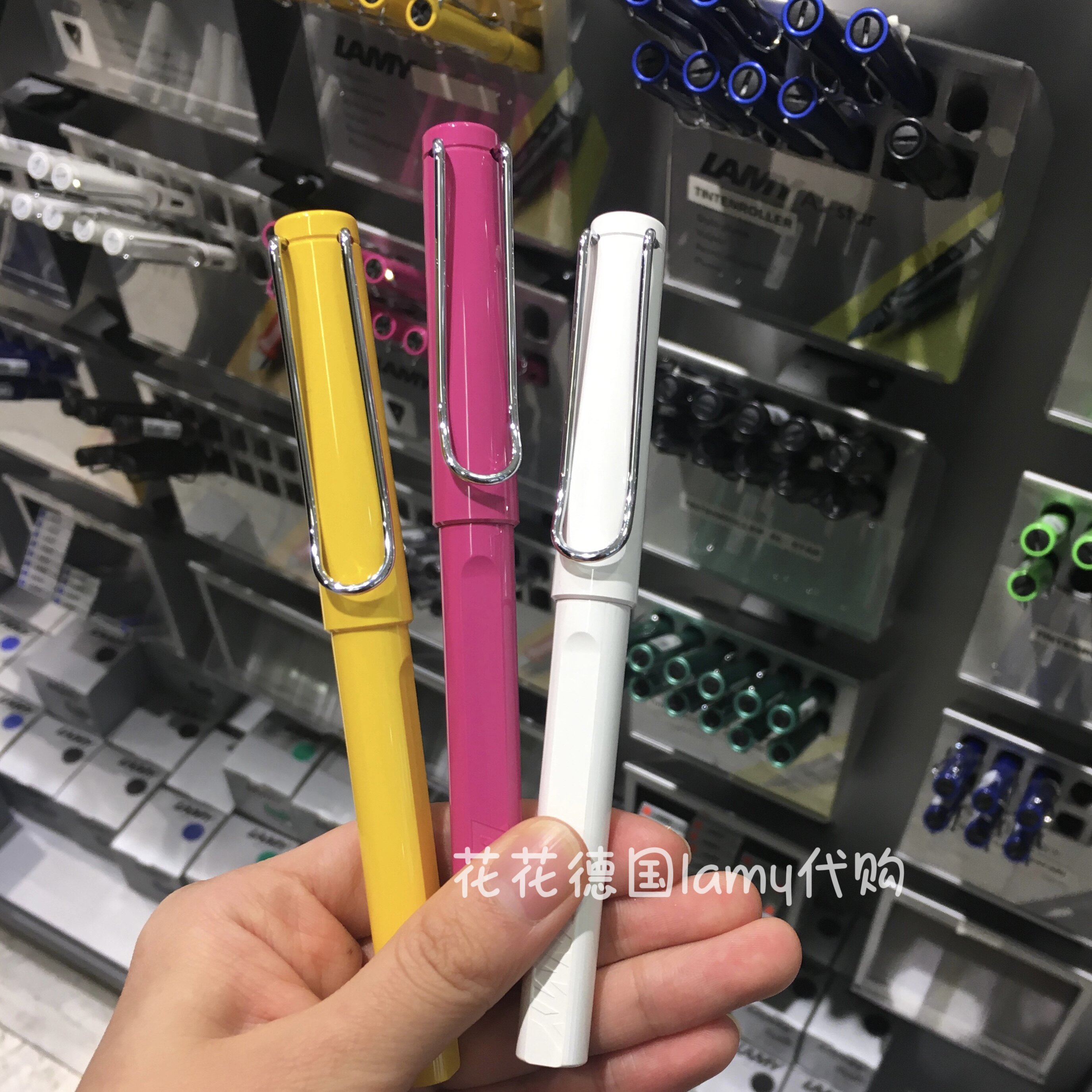 德国正品 LAMY凌美 safari猎狩 宝珠笔 签字笔 燃油灰 磨砂紫 黑