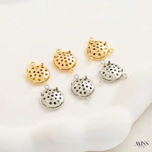 祢饰妮铜包金保色久莲蓬吊坠