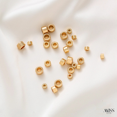 祢饰妮铜包金保色定位隔珠