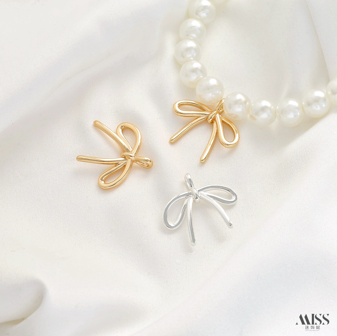 祢饰妮女士铜镀真金保色持久吊坠