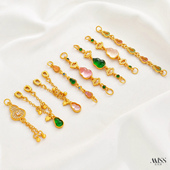 沙金强保色葫芦双耳短链diy手工串链手链项链延长链加长链接配件