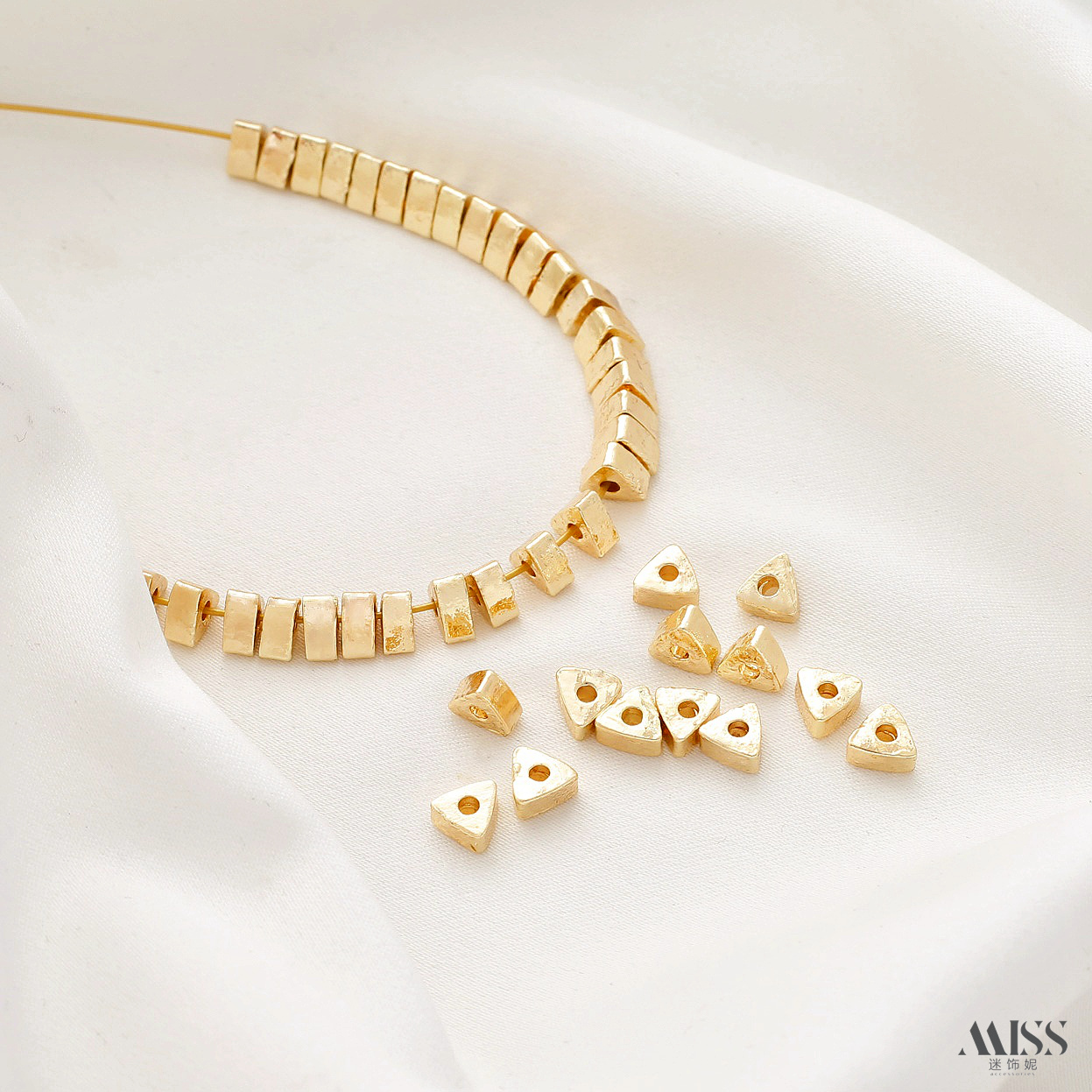 祢饰妮合金镀金保色隔珠隔片