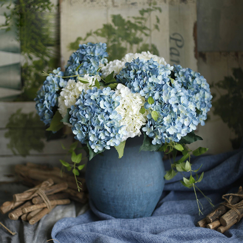 绣球花仿真摆件客厅餐桌婚礼