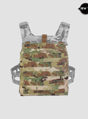 PEW TACTICAL 拉链水袋背板包1.0 molle JPC AVS用薄型BP09