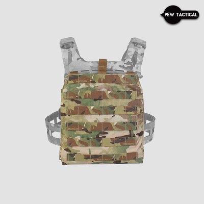 PEW TACTICAL 拉链水袋背板包1.0 molle JPC AVS用薄型BP09