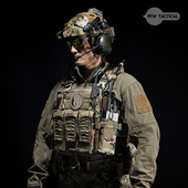 SWIMMER MBAV CUT前后板&HARNESS战术背心背架支撑 AVS PEWTAC