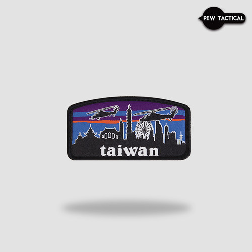 PEW TACTICAL “目标台湾”巴塔配色织唛魔术章 臂章 士气章BZ024