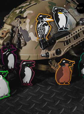 PEW TACTICAL 企鹅小分队 织唛魔术贴 臂章 士气章 BZ042