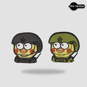 鹦鹉兄弟 鸡你太美战术人版 傻雕魔术章 PEWTAC 臂章 织唛士气章