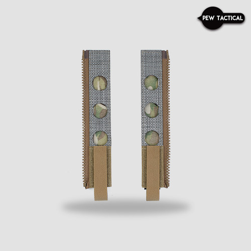 战术背心molle背板拉链转接板