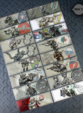 特种部队 BOX贴纸 战术车贴 旅行箱 笔记本军事贴 户外贴纸