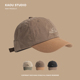 夏季 鸭舌帽子男女日系拼色透气遮阳棒球帽户外软顶短檐帽 速干薄款