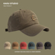 四季 百搭男女水洗棒球帽高品质立体刺绣遮阳帽子大头围弯檐鸭舌帽