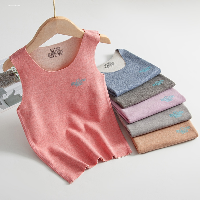 儿童保暖背心男童德绒双面发热马甲女童德荣坎肩宝宝德容舒适内衣