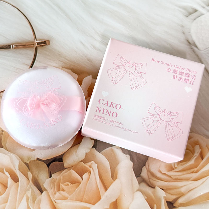 CAKO-NINO心愿蝴蝶结单腮红显嫩持妆不易飞粉提气色膨胀色胭脂
