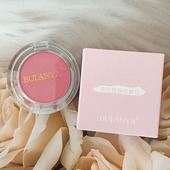 布兰雅单色腮红高光修容奶油橘女蜜桃香自然杏色裸粉腮紫蓝哑光