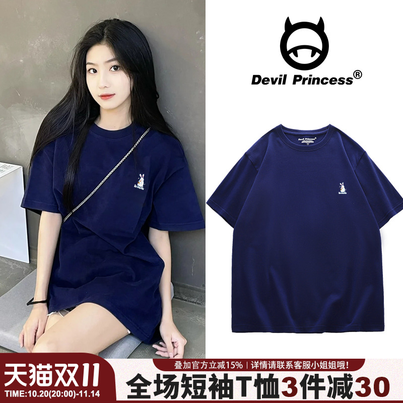 短袖T恤女vibe风小众印花