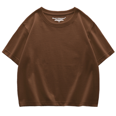 短袖韩系高级感百搭宽松短款