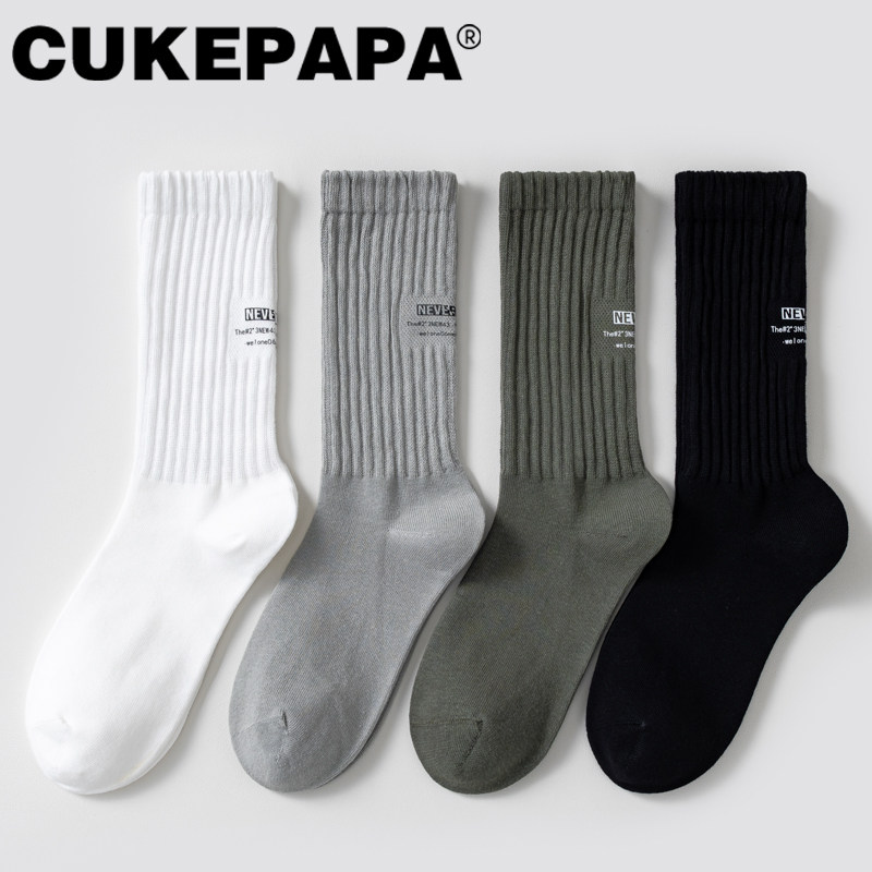 复古长筒工装日系街头男袜