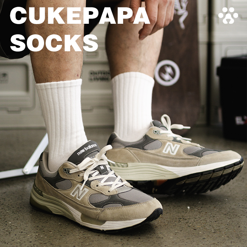 男士纯棉长袜潮个性粗纹理长筒袜吸汗防臭运动袜中筒袜白袜荧光色