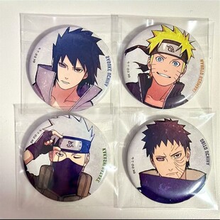 谷子火影忍者羁绊徽章白底吧唧鸣人卡卡佐助带土谷子