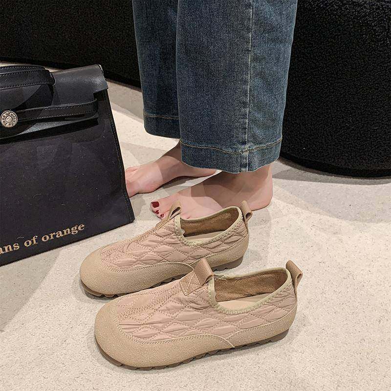 春季软底豆豆单鞋女轻便宽脚勃肯鞋2026时尚软韩版0120e,女鞋,时装靴,淘宝优惠券,粉丝福利购,淘宝优惠卷