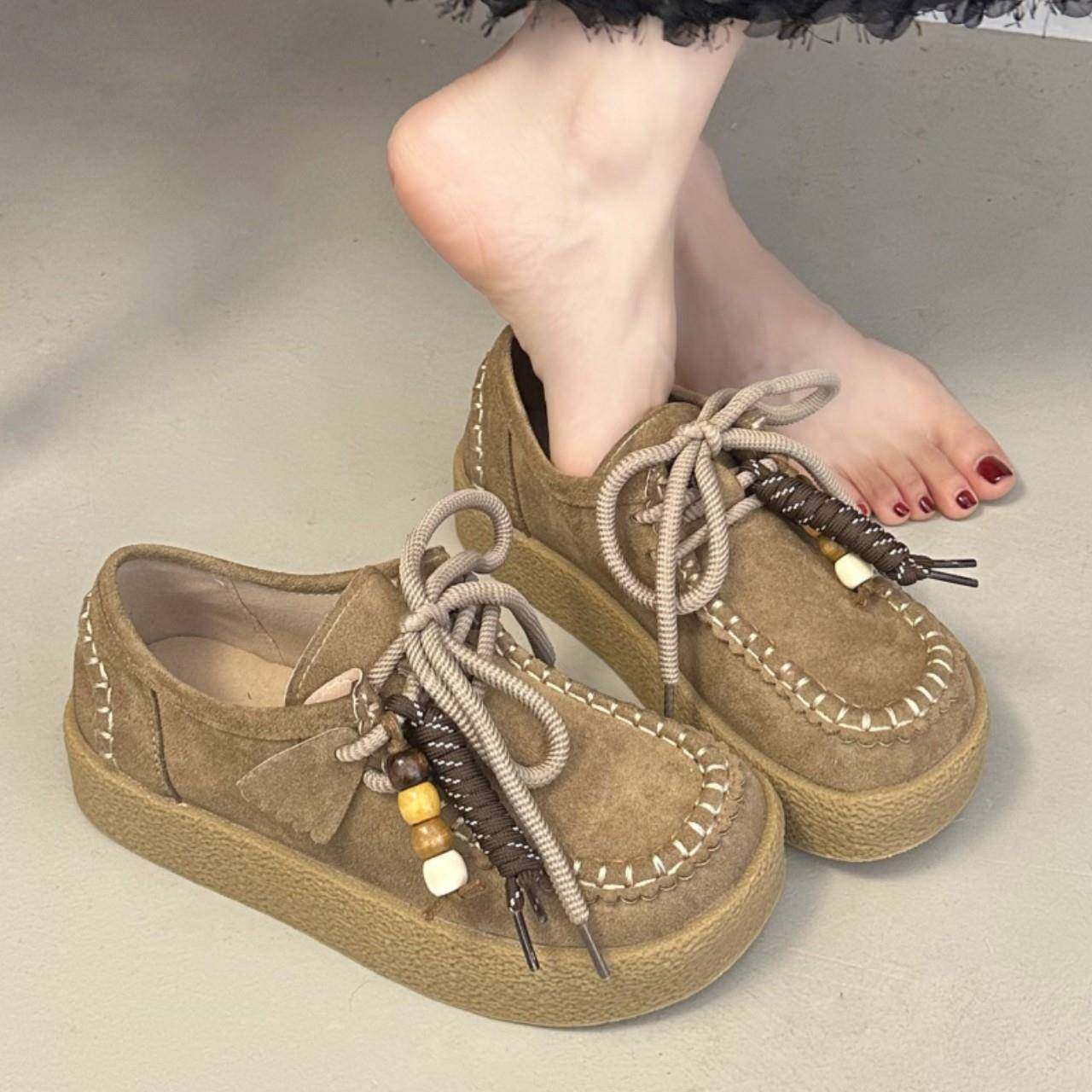 复古增高文艺风勃肯鞋女2026春季新款百搭小个子森系厚底乐0123r,女鞋,勃肯鞋/软木鞋,淘宝优惠券,粉丝福利购,淘宝优惠卷