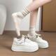 百搭松糕小白鞋 厚底增高板鞋 女2026年春季 新款 运动休闲鞋 0205z