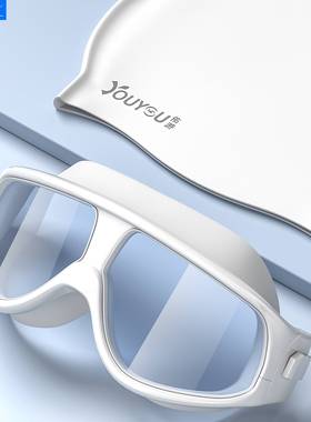 防水防雾高清泳镜女大框时尚透明电镀近视游潜水镜0603z