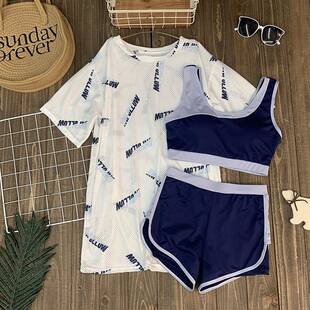 泳衣海边度假三件套显瘦欲感泳装 夏款 女款 两件式 0323d 2026新款