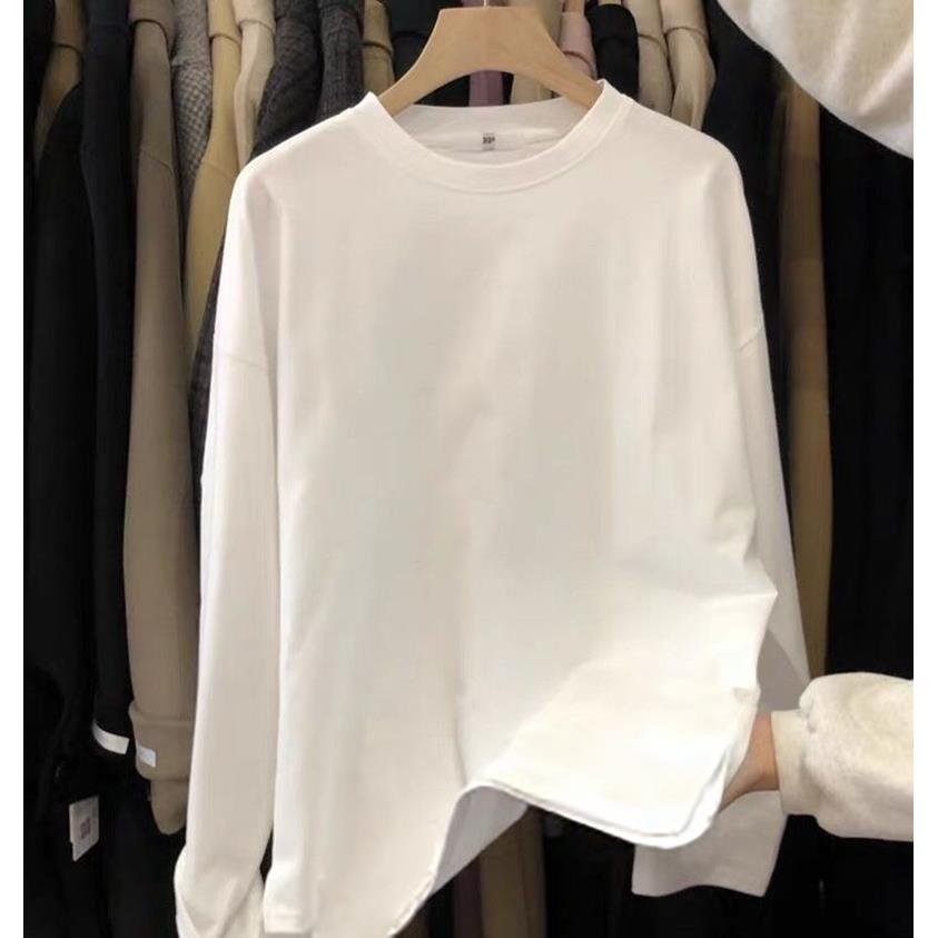 秋冬2025年内搭打底衫女加绒白色长袖T恤女宽松大尺码百搭上1211z