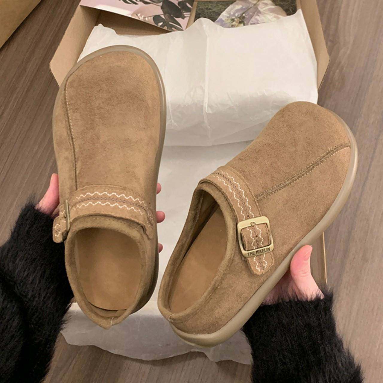 复古风勃肯鞋内增高厚底包头半拖鞋女外穿2026新款春季博肯0124r,女鞋,勃肯鞋/软木鞋,淘宝优惠券,粉丝福利购,淘宝优惠卷