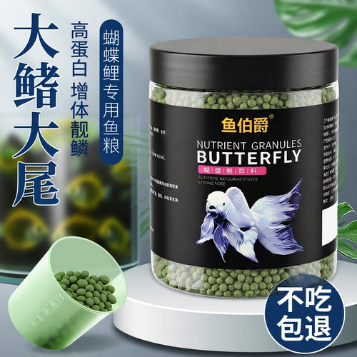 台湾蝴蝶鲤专用饲料高蛋白鱼粮