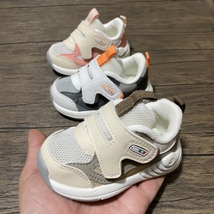 24春夏款 軟底嬰幼兒透氣超輕防滑單網(wǎng)鏤空學(xué)步鞋 男女童兒童機(jī)能鞋