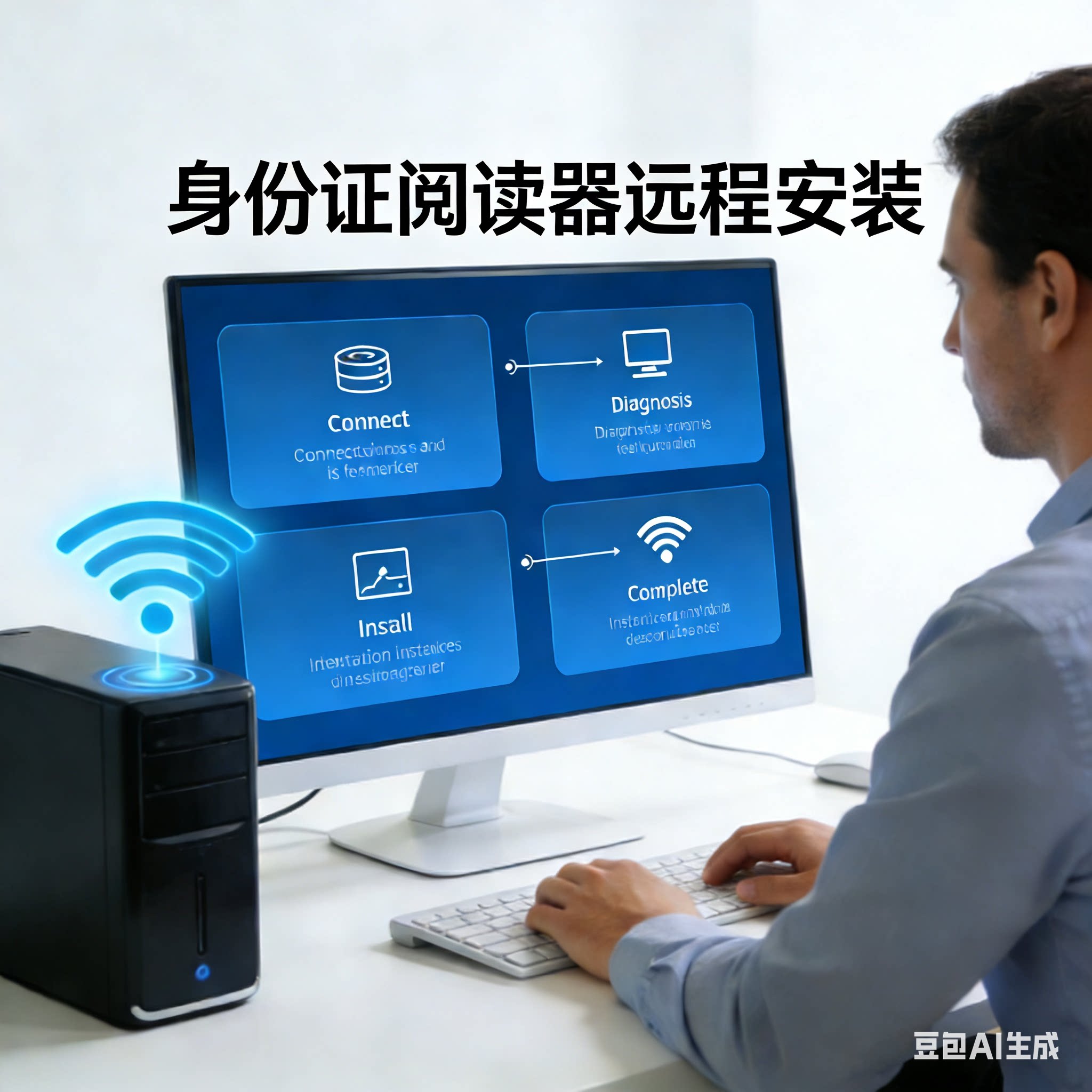 身份证阅读器远程安装驱动服务