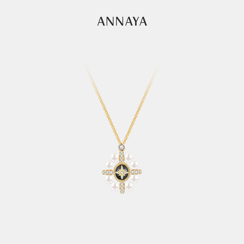 明星同款拜占庭项链小众设计感