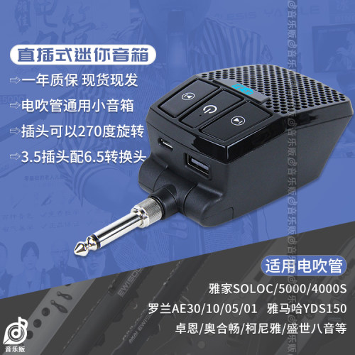 电吹管直插式蓝牙连接小音箱