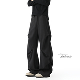 褶皱休闲裤男春秋cleanfit美式宽松西裤A166-KA5907-特P45控69，男装西裤，电商A166