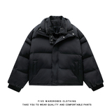 假两件夹克外套男冬美式重磅潮牌立领棉衣棉服A166-MF2209-特P100，男装夹克，电商A166