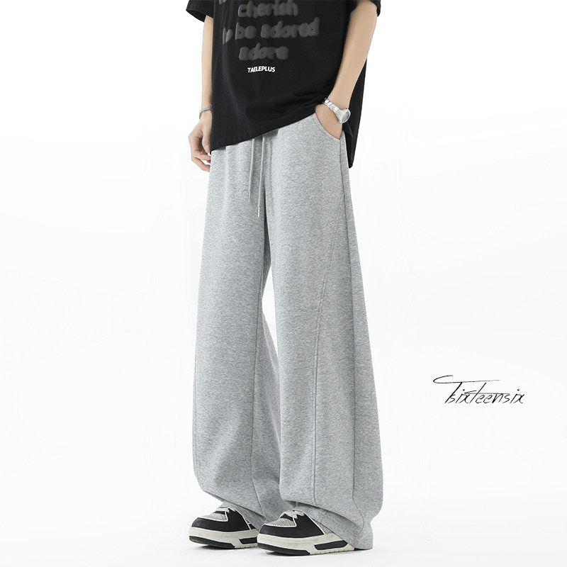 美式cleanfit运动卫裤男2026春季解构弯刀裤A166-KB4016-P45控75,男装休闲裤,电商A166