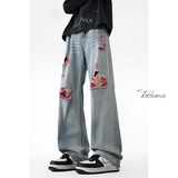 美式水洗破洞牛仔裤男2026春季休闲长裤子A166-NA5406-特P45控89，男装牛仔裤，电商A166