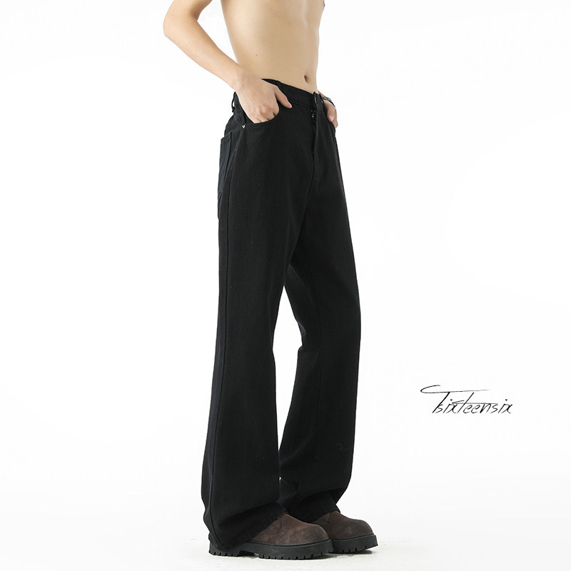 美式cleanfit微喇牛仔裤男高街宽松水洗长裤子A166-NA5201-特P32,男装牛仔裤,电商A166