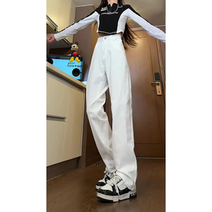 美式高街牛仔裤男秋季cleanfit显瘦直筒裤子A166-K019-特P40控68图片