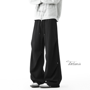 扎染铆钉脏脏伞兵裤男美式休闲宽松直筒裤A166-KB4019-特P35控69，男装休闲裤，电商A166