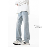 美式cleanfit牛仔裤男春季直筒水洗休闲裤子A166-K019-特P40控68，男装牛仔裤，电商A166