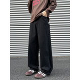 水洗拼接解构牛仔裤男秋季cleanfit弯刀裤A166-NA5402-特P38控69，男装牛仔裤，电商A166