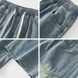 2026春季冰丝牛仔裤男水洗垂坠感薄款长裤A166-NA5202-特P33控75，男装牛仔裤，电商A166