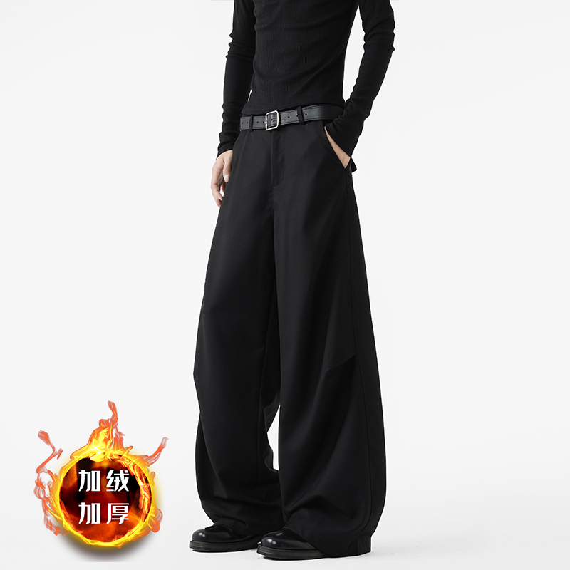 重磅美式休闲西裤男秋季弯刀长裤子A166-KA5903-特P40加绒50控68，男装西裤，电商A166