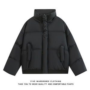 美式PU皮棉服男冬季痞帅保暖加厚棉衣面包服A166-MF8888-特P85，男装棉衣，电商A166